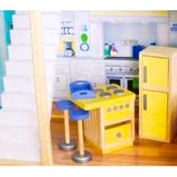 kidkraft Play Wonder Other - Play Wonder Wood Kit Play Wonder Dollhouse Wood Kitchen Accessory 5 Piece Set